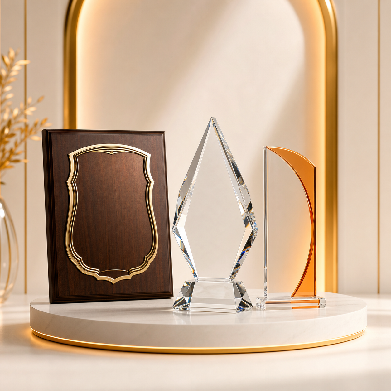 Premium plaques and awards category